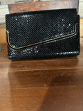 Midcentury modern mesh metal clutch